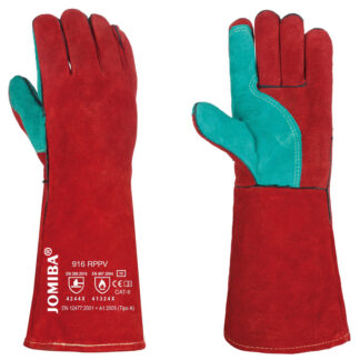 LUVAS SOLDADOR VERMELHA 40CM